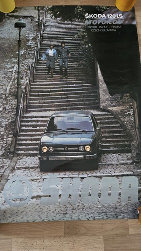Skoda 120 plakat poster - skoda,