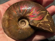 9 cm rot Opalisierter