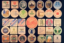 70 Stück Bierdeckel, Konvolut