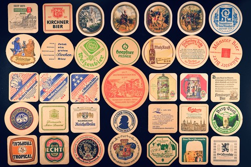 Stück bierdeckel konvolut - 70,