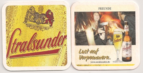 Stralsunder bier bierdeckel - bier,