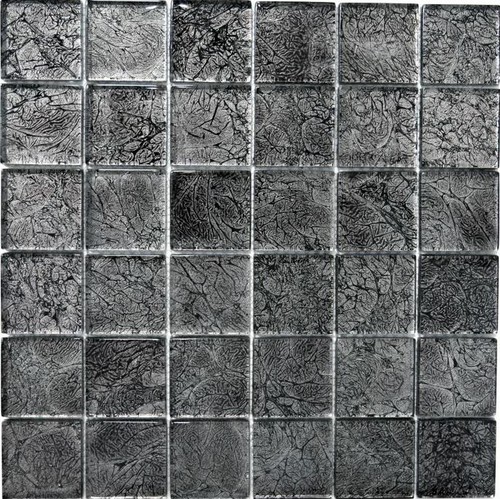 Glasmosaik mosaikfliese silber - mosaikfliese,