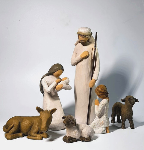Willow tree krippe nativity - tree, 23