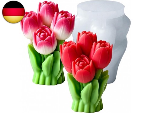 Tulpenform sträuße - 3d-tulpenform,