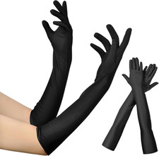 Lange Satin Handschuhe Damen