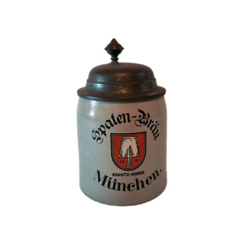 Antiker bier krug spaten - krug,