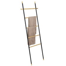 Handtuchhalter Leiter LOFT, mit Bambussprossen, WENKO