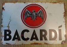 Bacardi metallschild - bacardi,