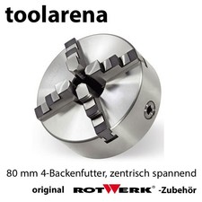 4-Backenfutter, 80 mm zentrisch original Rotwerk Zubehör