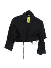 Alaia Damen Bluse S schwarz