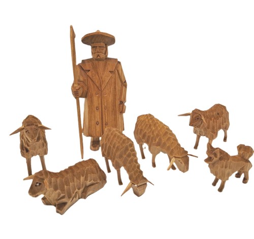 Krippenfiguren handgeschnitzt - krippenfiguren,