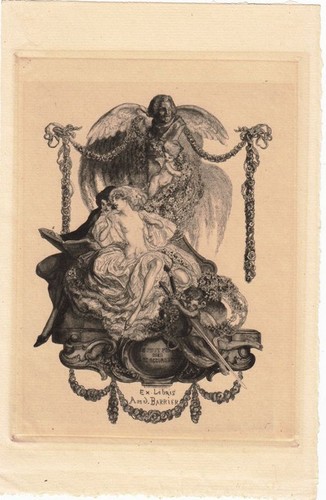Exlibris bookplate - exlibris,