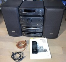 Technics Stereoanlage SC-CH610 sehr guter Zustand Mit Boxen Und Fernbedienung