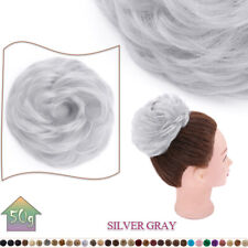 Echt Dick Dutt Haar Bun Scrunchy Zopfgummi Haarverlängerung Wrap Updo Haarteil