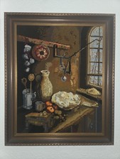 Gobelin-Stickerei Bild Backstube ? Guter Zustand 
