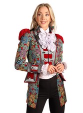 Karnevalsgarde Damenjacke floral - Hochwertige Uniformjacke für den