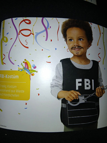 Kinder kostüm set - kinder, fbi