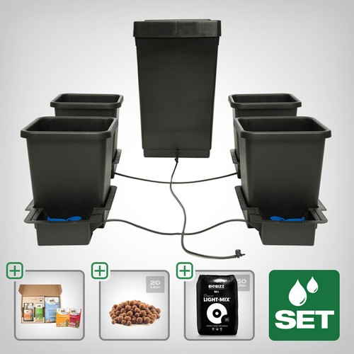Autopot 1pot komplettset 4x15l - autopot,