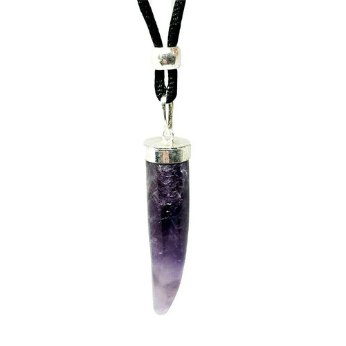 Amethyst kralle anhänger - amethyst,