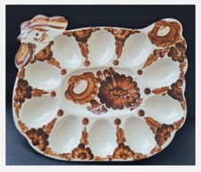 Vintage Eierplatte für 10