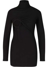 Bequemes Umstands-Thermo-Shirt Stillshirt Gr. 36/38 Schwarz Bluse Tunika Neu