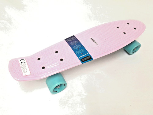 Alert skateboard rosa türkise - rosa,