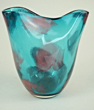 Signierte design glas vase - design,