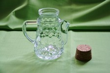 WMF Erdnusskanne 15 cm Nusskanne Erdnussspender Bubble Glas mit Korken Vintage