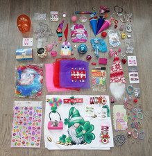 Spielzeug Paket Mädchen Tücher Aufkleber Haarspangen Puppe Puzzle Playmobil ua