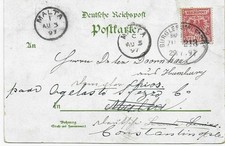 Ansichtskarte Vegesack 1897