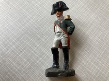 Figur (alt) - Napoleon Bonaparte - Kunststoff - Uniform grün/weiß - 7,5 cm