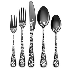 30Stk.Schwarz Matt Edelstahl