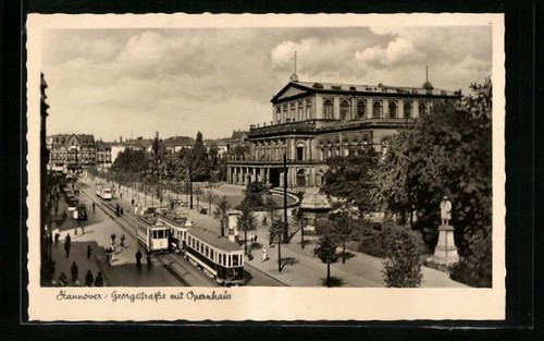 Hannover strassenbahn auf der - auf,