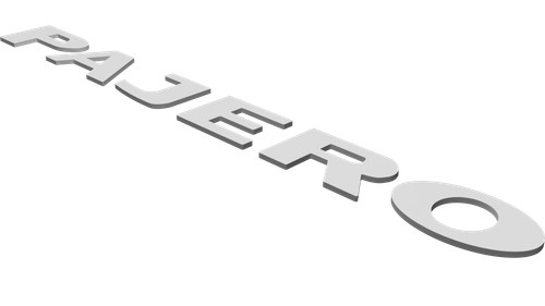Mitsubishi pajero logo emblem - mitsubishi,