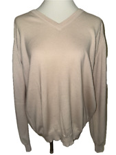 Aida Barni for Braun HH Pullover Preloved Herren Creme Größe XL Kaschmir Basic