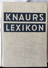 Knaurs GesundheitsLexikon - Ein Ratgeber für Gesunde und Kranke 1951