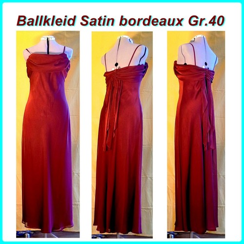 Abi ballkleid satin bordeaux - abi-ballkleid,