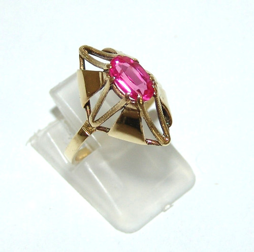 Ring vintage gold 585 - vintage,