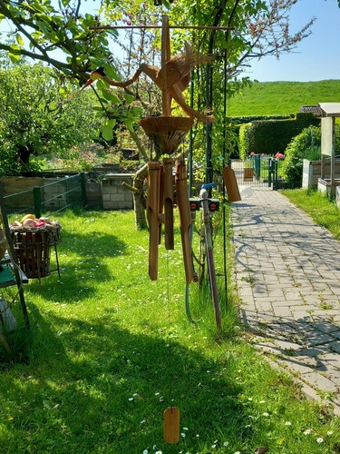 Bambus windspiel neu vogel mit - neu,