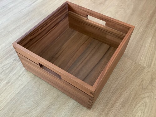 Holzkiste mit griffe box - holzkiste,