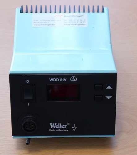 Weller wdd 81v - wdd, lötstation