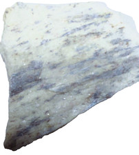 Magnesioriebeckit auf Plattendolomit Marmor Planegg Graubünden Schweiz