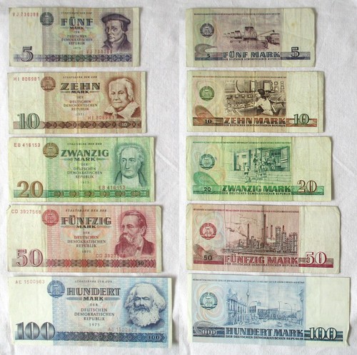Banknoten bis 100 mark ddr - 100,