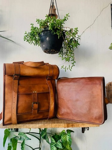 Rucksack ledertasche echt - rucksack,