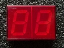 TFK D340PK 13mm Sieben Segment Anzeige Rot 2 Digit # 1-Stück # von TFK