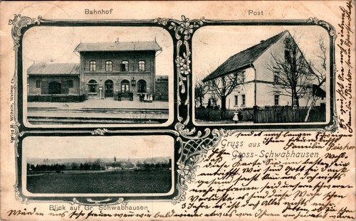 Gruss aus gross - ak,