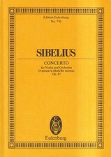 Noten: Concerto, Sibelius
