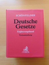 Habersack Schönfelder Ergänzungsband Deutsche Gesetze 65. EL Stand: 24.07.2020