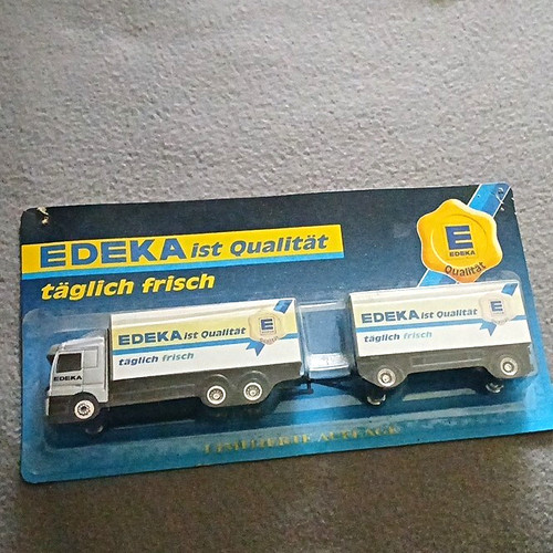 Edeka werbetruck modell - edeka, modell-lkw
