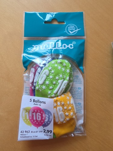 Melloc luftballons bunt - luftballons,, bunt,